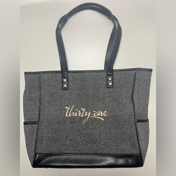 Thirty tote bag yellow and grey - Picture 1 of 9
